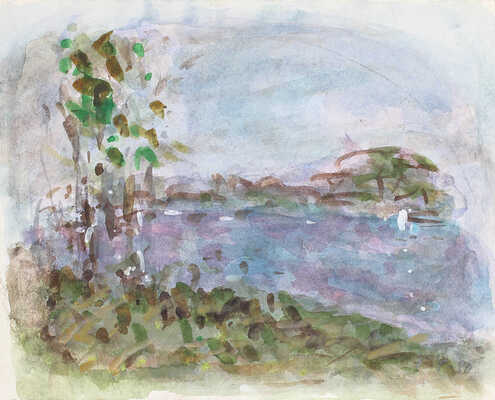 Рыбченков Борис Фёдорович. Весенний этюд